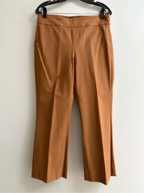 Vince Cropped Wide-Leg Pants in Camel Brown